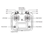 Flysky FS-I6S 10CH 2.4G Drones Accessories Remote Control FS-iA6B for RC Quadcopter Controller